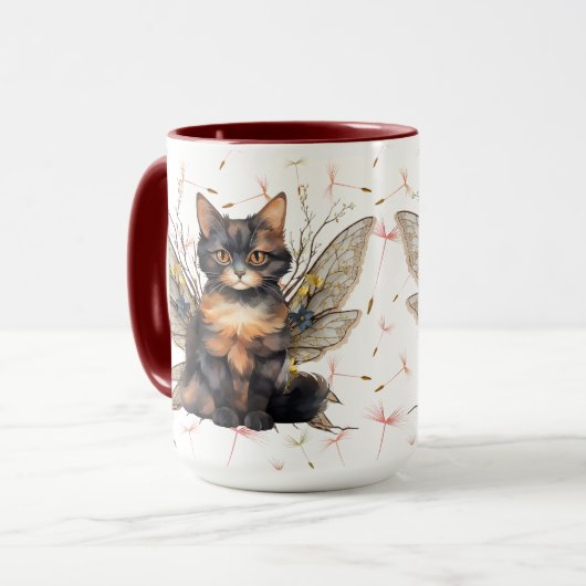 Cat Fairy 2 koffie Mok (Voorkant links)