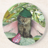 Cat Fairy Elf Onderzetter (Voorkant)