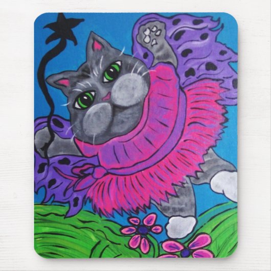 Cat Fairy Mousepad Muismat (Voorkant)