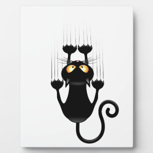 Cat Falling neergehaald leuke tekenfilm Fotoplaat