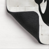 Cat Falling neergehaald leuke tekenfilm Muismat (Hoek)