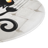 Cat Falling neergehaald leuke tekenfilm Snijplank (Hoek)