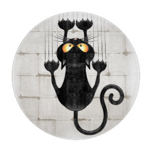 Cat Falling neergehaald leuke tekenfilm Snijplank