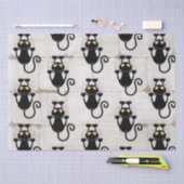 Cat Falling neergehaald leuke tekenfilm Tissuepapier (Craft)