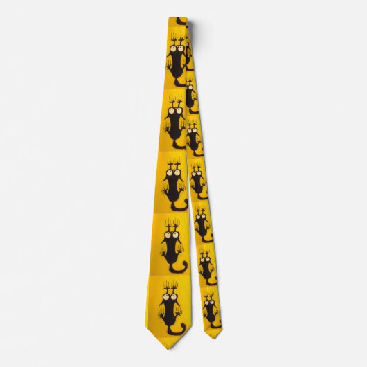 Cat Falls - Tie - Corbata Stropdas (Voorkant)