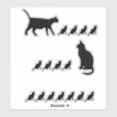 Cat Family Sticker Set (Vel)