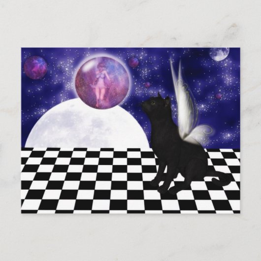 CAT fantasie-Briefkaart Briefkaart (Voorkant)