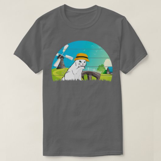 Cat Farmer T-shirt (Design voorkant)