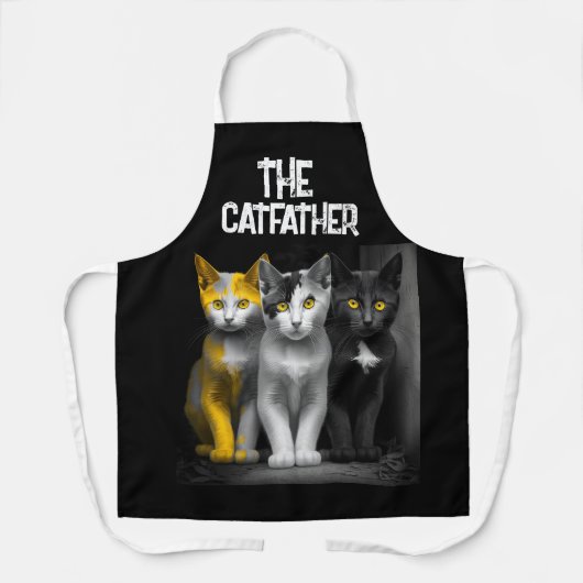 CAT FATHER CAT DAD KITCHEN SCHORT (Voorkant)