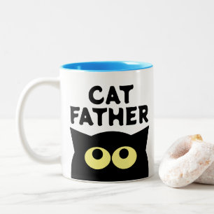 Cat Father Funny Coffee mok cadeau voor huisdierei