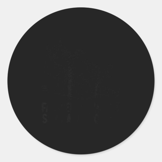 Cat Father I Am But Skin And Bones  Ronde Sticker (Voorkant)