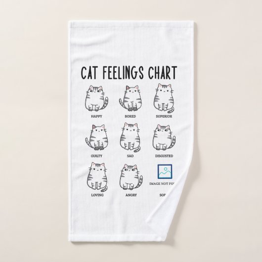 Cat Feelings Grafiek Bad Handdoek (Handdoek)