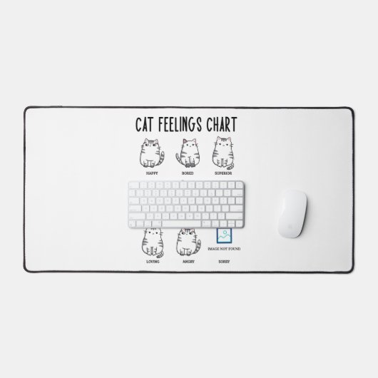 Cat Feelings Grafiek Bureaumat (Keyboard & Muis)