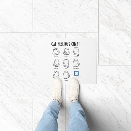 Cat Feelings Grafiek Deurmat (Binnen)