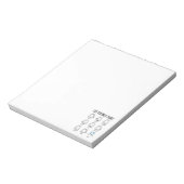 Cat Feelings Grafiek Notitieblok (Linkerzijde)