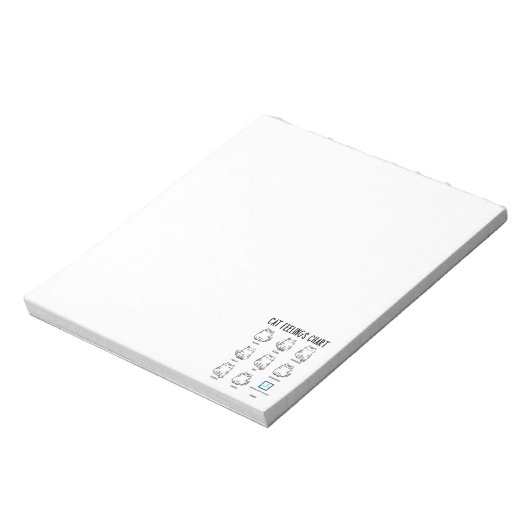 Cat Feelings Grafiek Notitieblok (Linkerzijde)