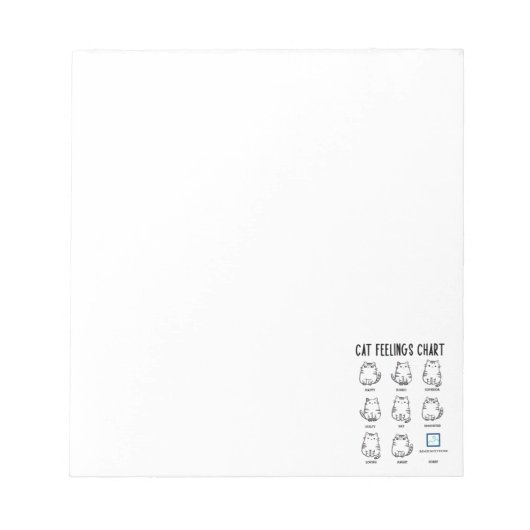 Cat Feelings Grafiek Notitieblok (Voorkant)
