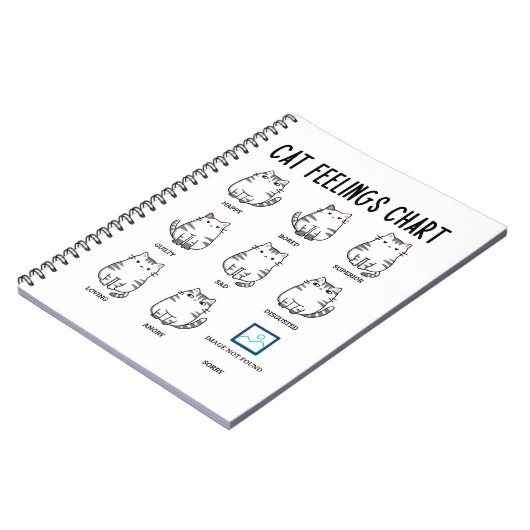 Cat Feelings Grafiek Notitieboek (Linkerzijde)