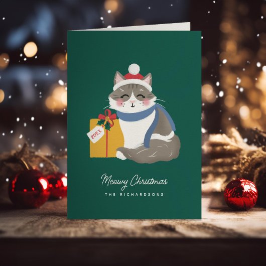 Cat. Feestdagen Kaart