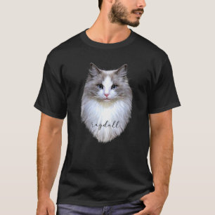 Cat Feline Kitten Schattige Cute Cat Art Novelty T-shirt