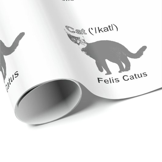 Cat Felis Catus Cadeaupapier (Rol Hoek)