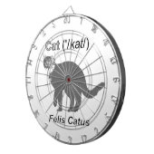 Cat Felis Catus Dartbord (Voorkant Rechts)