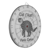 Cat Felis Catus Dartbord (Voorkant Links)