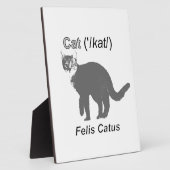 Cat Felis Catus Fotoplaat (Zijkant)