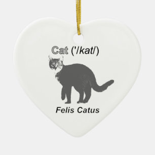 Cat Felis Catus Keramisch Ornament
