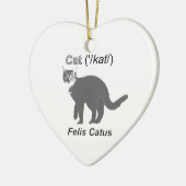 Cat Felis Catus Keramisch Ornament (Links)