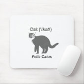 Cat Felis Catus Muismat (Met muis)