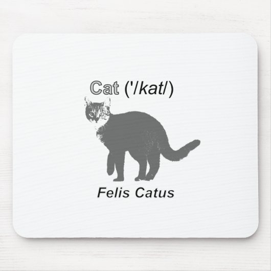 Cat Felis Catus Muismat (Voorkant)