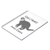 Cat Felis Catus Notitieboek (Linkerzijde)