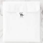 Cat Felis Catus Ster Sticker (Tas)