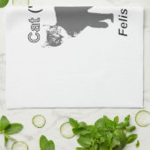 Cat Felis Catus Theedoek (Gevouwen)