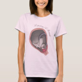 Cat Fetus- Proud mammie T-Shirt (Voorkant)