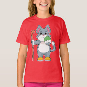 Cat Field hockey Veldhockeystick T-shirt