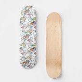 Cat Fish Illustration Skateboard (Voorkant)