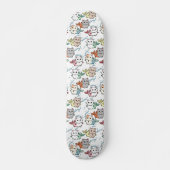 Cat Fish Illustration Skateboard (Voorkant)