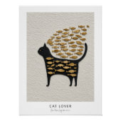 Cat & Fish v10 Perfect Poster (Voorkant)