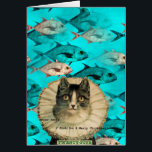 Cat Fish You Digital Collage Kerstmis<br><div class="desc">Alle rechten voorbehouden © Angelandspot</div>