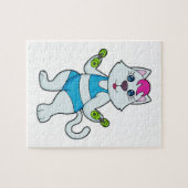 Cat Fitness Dumbbell Legpuzzel (Horizontaal)