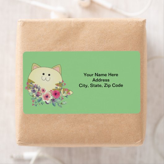 Cat Floral Labels (Insitu)