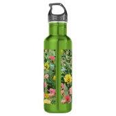 Cat Floral Waterfles (Achterkant)