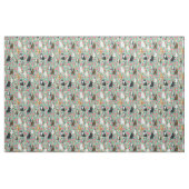 Cat Florals Fabric Stof (Fat Quarter)