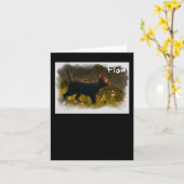 Cat Flow Animation Movie Sticker 1 Kaart (Gele Bloem)