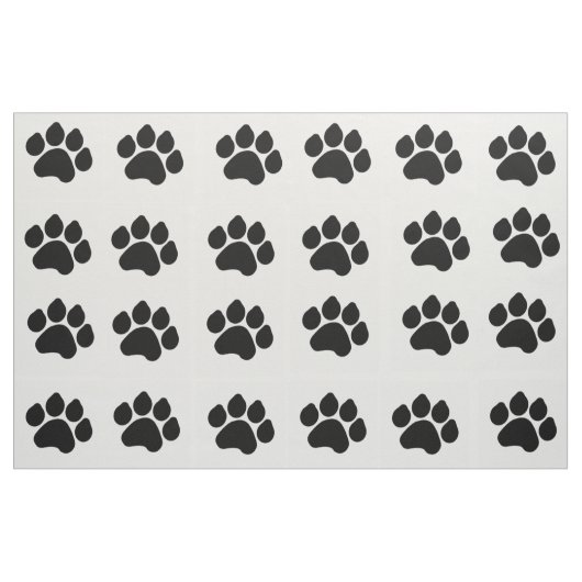 cat footprint stof (Yard (91,4 cm))