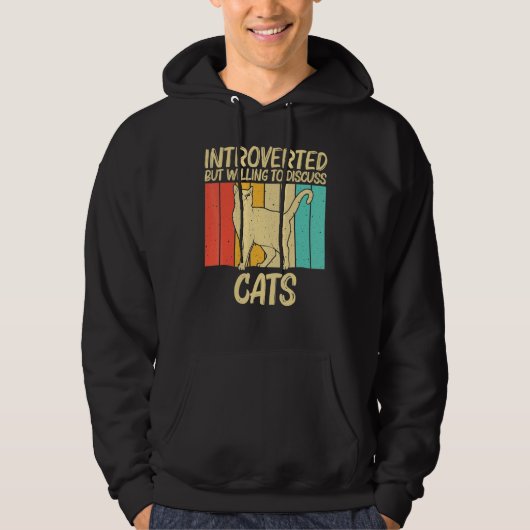 Cat For Men Women Cat Kitten Pet Animal Hoodie (Voorkant)