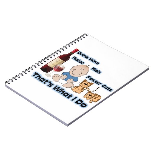 Cat Foster mom note book for cat foster notes Notitieboek (Linkerzijde)