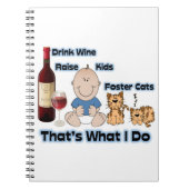 Cat Foster mom note book for cat foster notes Notitieboek (Voorkant)